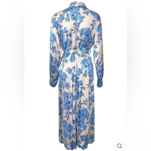 MYLENE Satin Floral Maxi Dress NWT - Picture 7 of 8